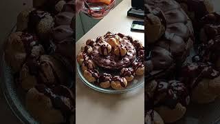 CHOCOLATE PROFITEROLES  MOM HAPPY BIRTHDAY ️