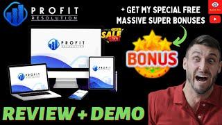 ProfitResolution Review, Features & Benefits, Bonuses & Demo I ProfitResolution Tutorial & Demo