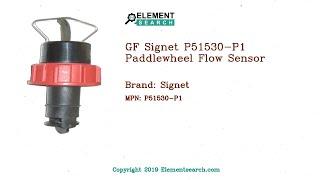 GF Signet P51530-P1 Paddlewheel Flow Sensor