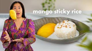 How to Make Homemade Mango Sticky Rice! - Super Easy Recipe