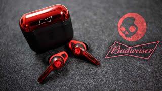 Skullcandy X Budweiser Indy Evo Buds | Close Up Look