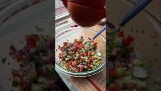 Middle Eastern Pico de Gallo #shorts #food #cooking