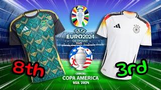 TOP 10 BEST International Football Kits in 2024! | Euro 2024 & Copa America 2024!