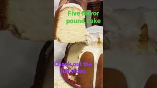 Five flavor pound cake #ericandteresa #goodeats #homemade