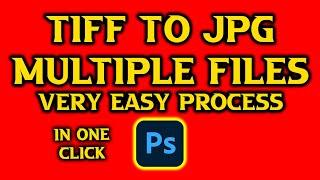 how to convert tiff to jpg in photoshop