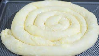 Brzo i lako- Kako najlakse razvuci domace kore za pitu- How to make a homemade crust for cheese pie