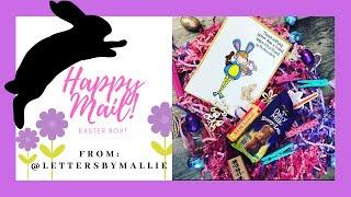 UNBOXING HANDMADE SPRING PAPER CRAFT HAPPY MAIL! From Canadian Snail Mail Penpal @lettersbymallie