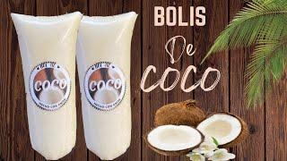 BOLIS SABOR COCO SUPER CREMOSOS |RECETA PARA NEGOCIO ECONOMICA