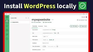 How to Install WordPress Locally on your PC (easiest method)