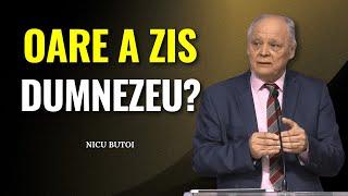 Nicu Butoi - Oare a zis Dumnezeu...? - Tragedia numită păcat - predici creștine