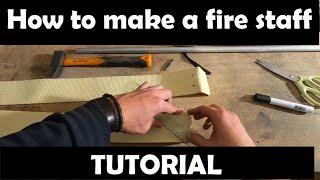 Tutorial - How to make a fire staff ( step by step )