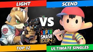 SSC 2023 Top 32 - Light (Fox) Vs. Scend (Ness) Smash Ultimate Tournament