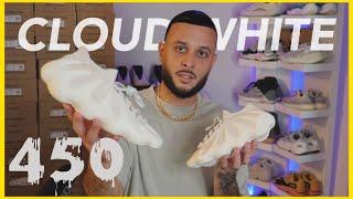 Adidas YEEZY 450 Cloud White Review + On Foot