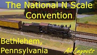 All The Layouts in 4k - The 2024 National N Scale Convention