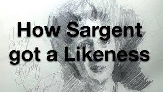 Sargent Techniques - History and Study of how Sargent Achieved a Likeness