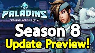 Paladins Season 8 Update Preview! - Serpent Beach Rework, Big Balance, & More!