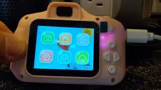 CHILDREN'S CAMERA DEMONSTRATION AND REVIEW GOOPOW KID FRIENDLY CAMERA