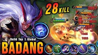 28 Kills!! Monster Offlane Badang Insane Attack Speed Build - Build Top 1 Global Badang ~ MLBB