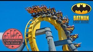 The Cloned History of Batman: The Ride - The First Inverted Roller Coaster | Expedition Six Flags