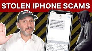 Stolen iPhone Messaging Scams