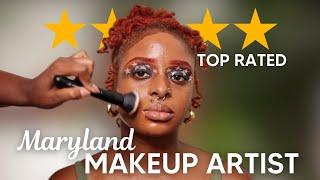 A TOP MAKEUP ARTIST IN MARYLAND does my Makeup and I'm shocked...