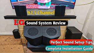LG S95T 9.1.5 Channel 810W Soundbar Unboxing & Review -Sound Test