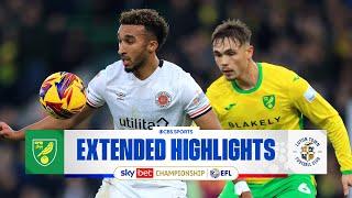 Norwich City vs. Luton Town: Extended Highlights | EFL Championship | CBS Sports Golazo