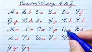 Cursive writing a to z | Cursive abcd | Cursive handwriting practice abcd | Cursive letters abcd