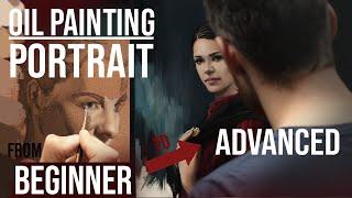 Oil Painting Portrait - Techniques for Beginners and Advanced Step by Step - Tutorial  Demonstration