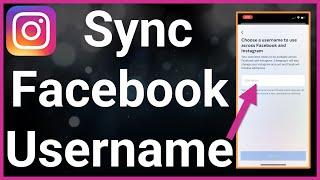 How To Sync Facebook And Instagram Username