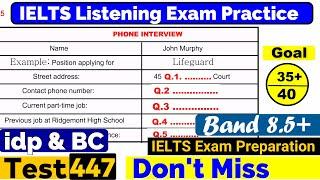 IELTS Listening Practice Test 2024 with Answers [Real Exam - 447 ]