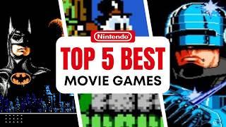 The TOP 5 Most Epic NES Movie Tie-In Games of ALL TIME!