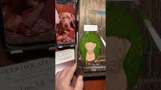 Custom pet portraits by GulchikArt New York and you’ll get a painting process video!