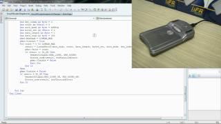 RFID NFC and Mifare programming - Visual Basic.net (Windows) source code example Simplest