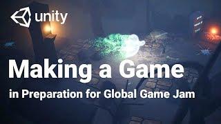 Making a 3D Adventure Game in Unity in 2 Days! | Preparing for Global Game Jam