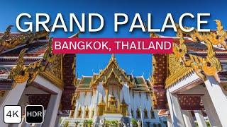 Temple of Emerald Buddha and the Grand Palace | 4K HDR Immersive Bangkok Walking Tour with Captions