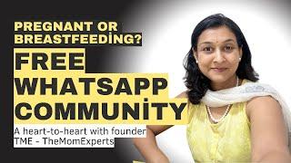 Free whatsapp group for pregnant & new moms by experts