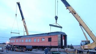 Moving the Governor General's Railway Car "Alexandra" December 2006