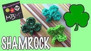 Rainbow Loom Shamrock Clover Charm for Saint Patrick's Day