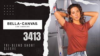 Bella+Canvas 3413 Tri-Blend Short Sleeve | T-shirt.ca