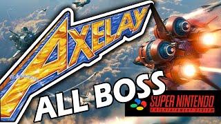 AXELAY - All Boss + Ending [Super Nintendo]