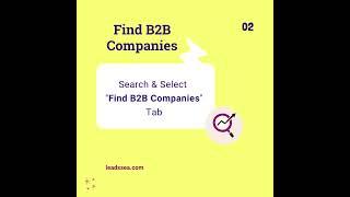 LeadsSea - Find B2B Companies - Find B2B Company List Free - Filter with Industry, Size and Location