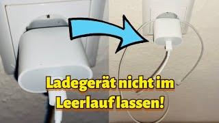 Darum NIEMALS dein Ladekabel in der Steckdose lassen - Ladekabel in steckdose lassen ist gefährlich!