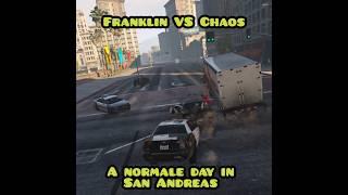 ‍ Franklin VS Chaos #shorts #gta #gta5 #brikke07