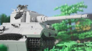 1944 Lego World War Two Tank Battle: Panther vs. Sherman Tanks