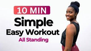 10 MIN EASY AT HOME FAT BURN WORKOUT | Beginner-Friendly | Fun Workout