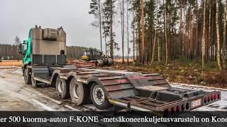 IVECO Trakkerilla metsäkoneiden kuljetuskapasiteetti uudelle tasolle