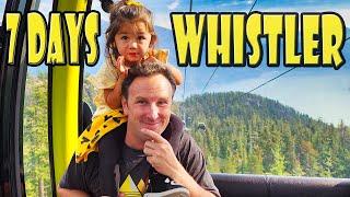 WHISTLER FAMILY TRAVEL VLOG: The Land of Lakes and Peaks