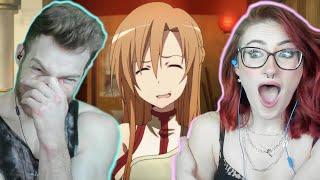 YOU CAN'T SAY THAT ASUNA!!! Reacting to "SAO Abridged Ep.5" with Kirby!