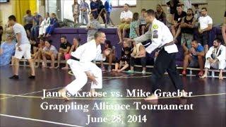 James Krause vs. Mike Graeber at Grappling Alliance Jiu Jitsu Tournament